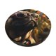 thumbnail image 1 of Balery Pug Wearing Sunglasses Flowers Fundas de asiento para taburete de bar redondo de tela de terciopelo ajustables que protegen de arañazos y manchas para sillas de 14 a 17 pulgadas.-14 inch, 1 of 7