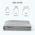 thumbnail image 2 of Alanda Cooling Blanket for Hot Sleepers, Q-MAX>0.5 Double-Sided Cooling Fiber Summer Blanket Queen Size, Gray, 79" x 86", 2 of 9
