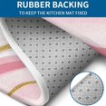 thumbnail image 4 of Pink White Gold Marble Pattern Bathroom Rugs Sets 3 Piece,Toilet Cover Set,Absorbent Non Slip Bathroom Mats Sets with U-Shaped Contour Rug Toilet Rug Set, 4 of 5
