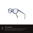 thumbnail image 4 of Readerest Blue Light Blocking Reading Glasses (Blue, 2.5 Magnification) Computer Glasses, fashionable for men and women, Anti Glare, Anti Eyestrain, UV protection, 4 of 5