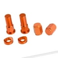 thumbnail image 4 of Motorcycle CNC Billet Nut Spacer Orange, 4 of 6