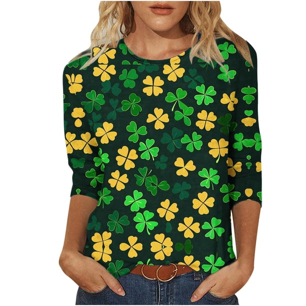 Camiseta de Moda de Cuello Redondo Impresa para Casual, Fiesta, Trabajo Y Vacaciones