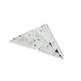 thumbnail image 1 of kurtrusly 4x Règle de Quilting Triangulaire Pochoir de Couture Transparent Fait Main pour Tailleur, 1 of 8