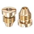 thumbnail image 1 of Uxcell 2-Pack Boquilla de Orificio de Cañón de Espuma, Consejos de Conector de Rosca Universal de Latón de 1.1mm, 1 of 1