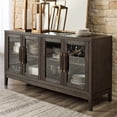 thumbnail image 2 of Signature Design by Ashley Burkhaus Modern Wood Dining Server in Dark Brown, 2 of 11