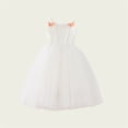 thumbnail image 5 of Loopsun 1-10 Years Girls Sleeveless Strap Outdoor Casual Fashion Dress White, 5-6 Years, 5 of 5