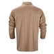 thumbnail image 3 of Camiseta de manga larga con solapa, color liso, para uso diario informal, para hombre - Poliéster, duradera, ajuste versátil, 3 of 8