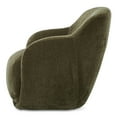 thumbnail image 3 of Moe's Home Collection Stevie Lounge Chair Cedar Green Fabric Chairs, 3 of 6