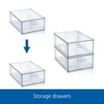 thumbnail image 4 of Mainstays Clear Glossy Plastic Pull-Out Closet Drawer Medium Size, Adult Size, 4 of 7