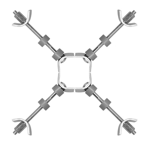 HAKIDZEL countertop fasteners Benchtop Joiner Steel DIY Enthusiasts Furniture Assembly 4Pcs