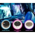 thumbnail image 5 of Gaming Coasters by Dreamcontroller USB Rechargeable LED Coaster for Gamer Room Decor. Light up Coasters for Gaming Desk Decor, Nerd Decorations, Nerdy Man Cave Decor 3.5" Anime Coasters for Gamer Gift, 5 of 6
