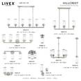 thumbnail image 6 of Livex Lighting - Hillcrest - 2 Light Bath Vanity in Coastal Style - 12.75 Inches, 6 of 13