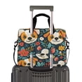 thumbnail image 2 of Laptop Bag Laptop Briefcase 15.7 x 3 x 11.8 Inches Laptop Bag Briefcases Laptop Storage Travel Laptop Bag Work Laptop Bag Cute Puppy and Little Flower, 2 of 8