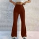 thumbnail image 2 of Pantalones de yoga de cintura alta y talle alto para mujer - Pierna ancha, poliéster/spandex, tallas S-XXL, aptos para fitness/casual, secado rápido, alta elasticidad, 2 of 6