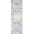 thumbnail image 5 of Unique Loom Asheville Collection Area Rug - Rockwell (2' 2" x 6' 1" Runner Navy Blue/Gray), 5 of 7