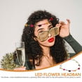 thumbnail image 3 of Diadema de flores LED con luz, corona de flores para niña y mujer, diadema de flores con luz, 3 of 7