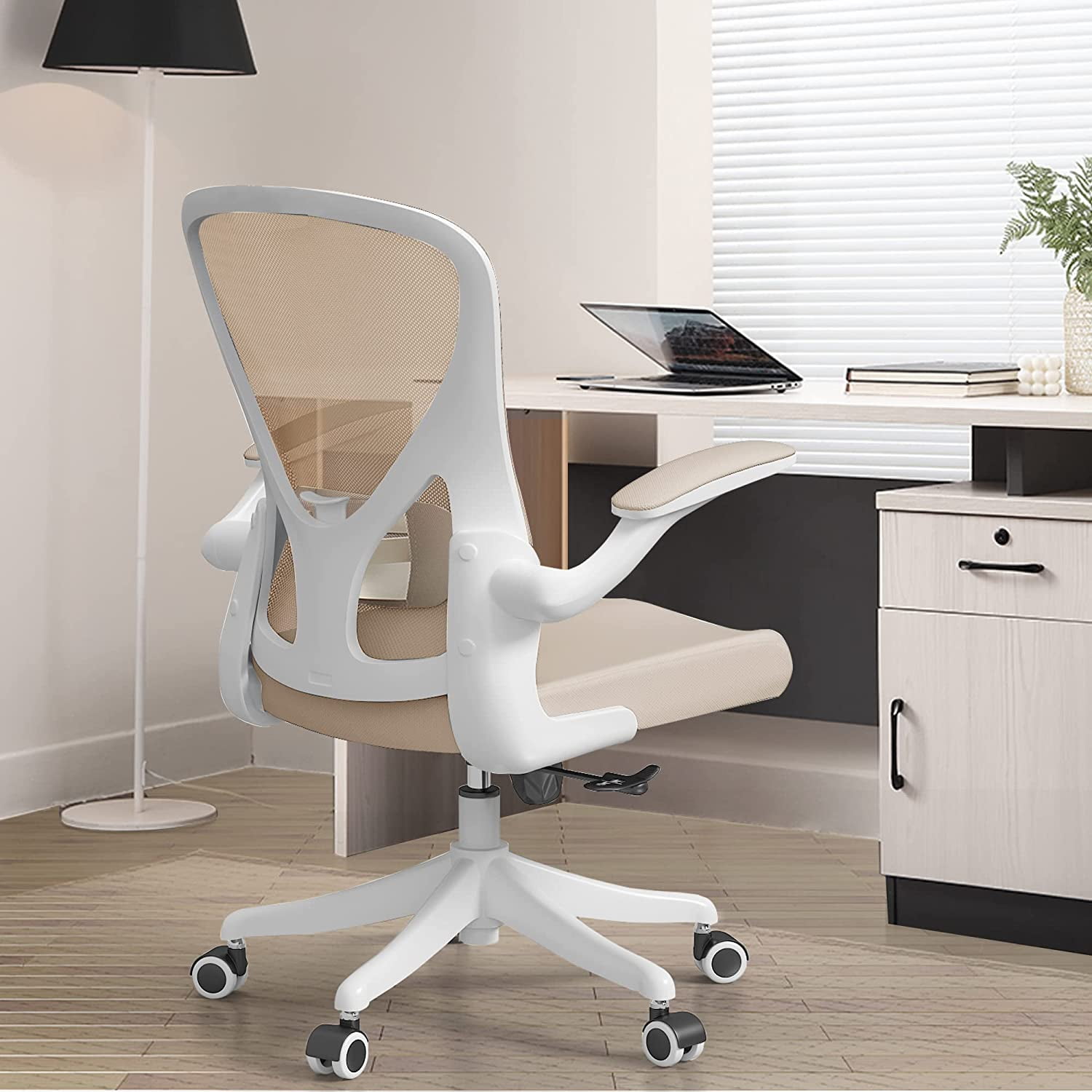 Office Chair Ergonomic Office Chair Function Adjustable FlipUp Arms
