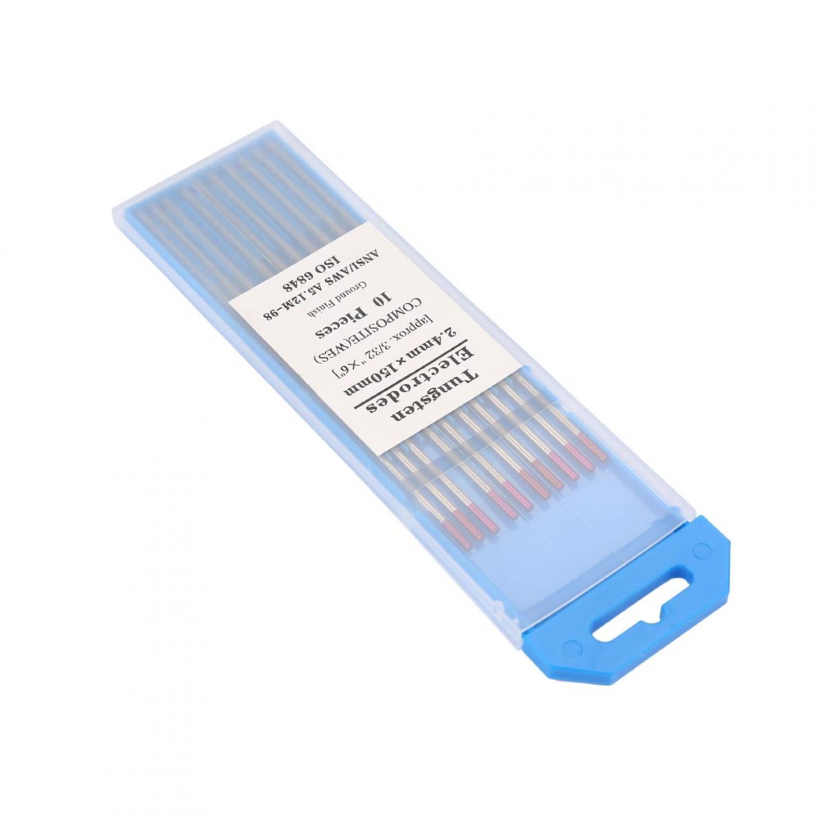 Brrnoo Tig Welding Electrode,Tig Welding Composite Tungsten Electrodes 2.4 * 150mm (WES Purple