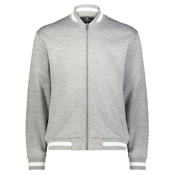 Holloway B24564656 Youth V-Street Full-Zip Jacket, Navy & White - Extra Large