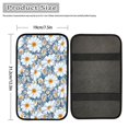 thumbnail image 4 of Renewold Hippie Flower Daisy Blue Auto Center Console Cover Pad Universal Fit for SUV Truck Car, Universal Car Armrest Seat Box Cover for Men Women, 4 of 6