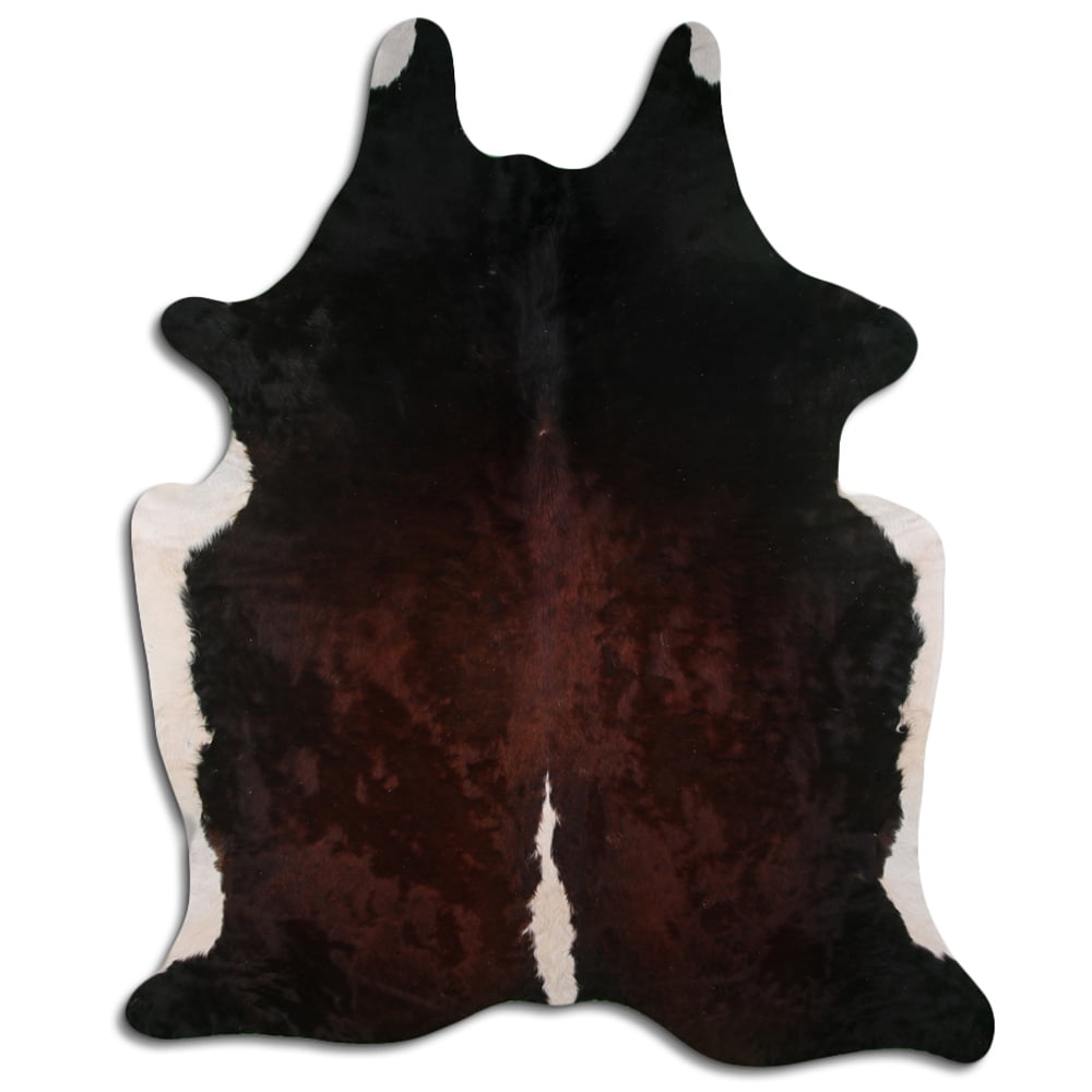 68CP 8 Ft X 6.5 Ft Hair On Leather Cowhide From Brazil Skin Rug Carpet Hilason