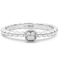thumbnail image 4 of SuperJeweler Modern Diamond Promise Ring In White Gold For Women, 4 of 6