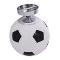 thumbnail image 4 of Kids Bedroom Glass Football Flush Mount Ceiling Light Creative Football Boys Room Ceiling Lamps 220V (No Bulb), 4 of 5