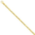 thumbnail image 4 of 14K Yellow Gold 5mm Polished Fancy Link Bracelet, 4 of 5