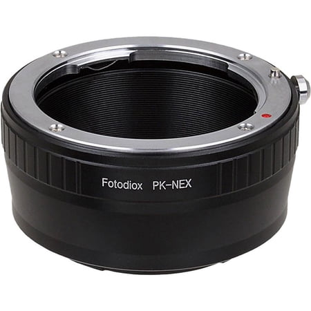 Fotodiox Lens Mount Adapter for Pentax K Mount (PK) SLR Lens to Sony Alpha E-Mount Mirrorless Camera Body