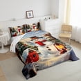 thumbnail image 3 of Feelyou Snowman 01 for Teens, Winter Snowflake Twin Comforter Sets, Merry Christmas Reversible Bedding Set, Breathable Home Decor,2 Pieces, 3 of 8
