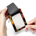 thumbnail image 7 of Square PU Leather Luggage Tags - 2 Pack with Privacy Cover and Stainless Steel Ring - Suitable for Travel, Backpack, Handbag - Suitcase Tags, Travel Tag Fruit, 7 of 7