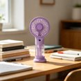 thumbnail image 6 of OCCOA Portable Misting Handheld Fan Mini Rechargeable 6.4in, Spray Cooling Personal Water Mist Desk Fan, Summer Outdoor Travel Office, F, 6 of 6