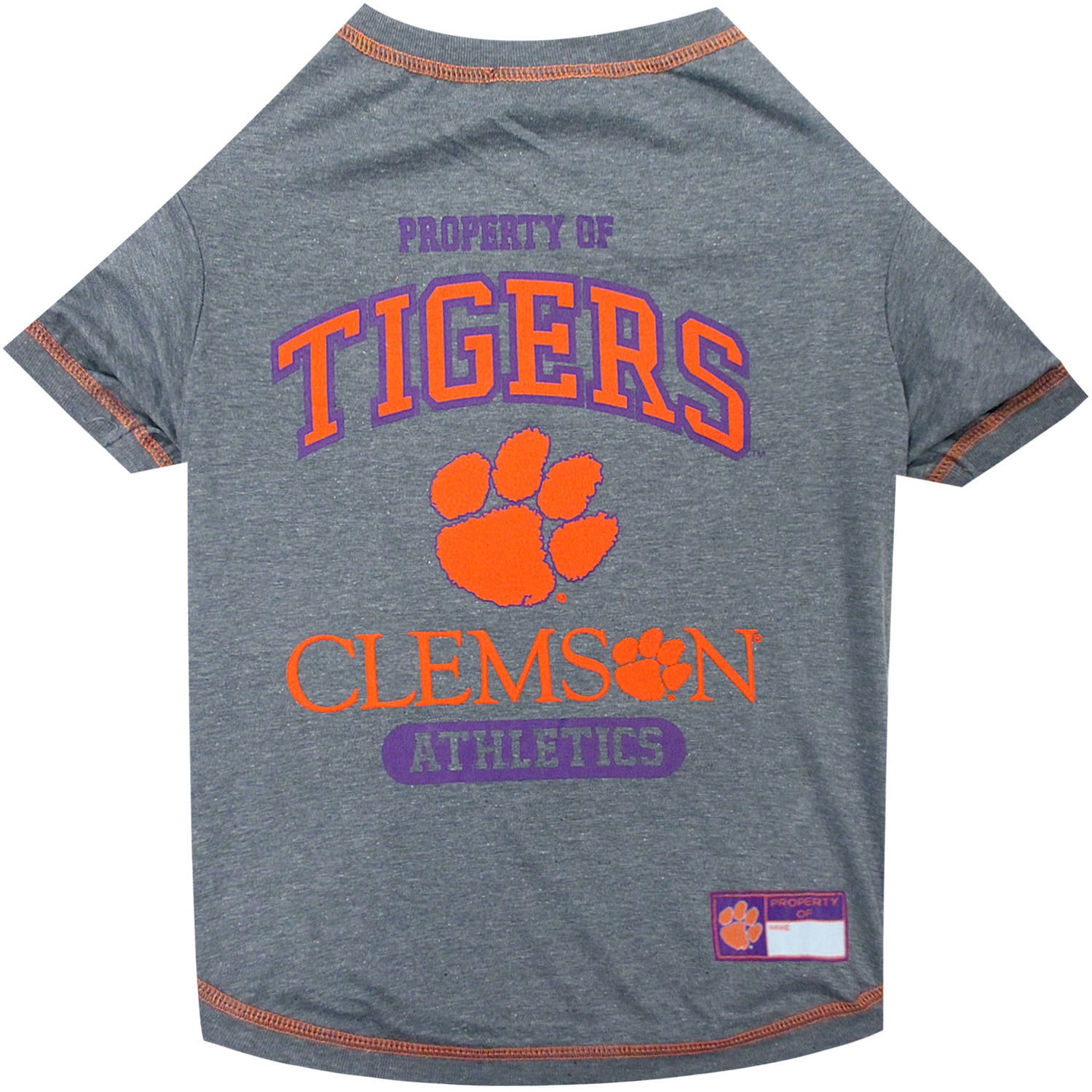 Pets First Collegiate Clemson Tigers Pet Dog T-Shirt in 5 Sizes - Small