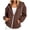Brown-1, variant on Womens Zip Up Hoodie Oversized Sweatshirt Casual Waffle Hooded Jacket Long Sleeve Hooded Jackets, Solid Color Sweatshirts with Pockets, Zip-up Coats, Fall Fashion Clothes, Loungewear
