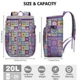 thumbnail image 3 of Rustic Home Decor Artistic Home Accents Cooler Backpack - 20L Insulated Leakproof Lunch Bag, 3 of 6