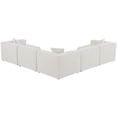 thumbnail image 3 of Meridian Furniture Cube Cream Durable Linen Modular Sectional, 3 of 3