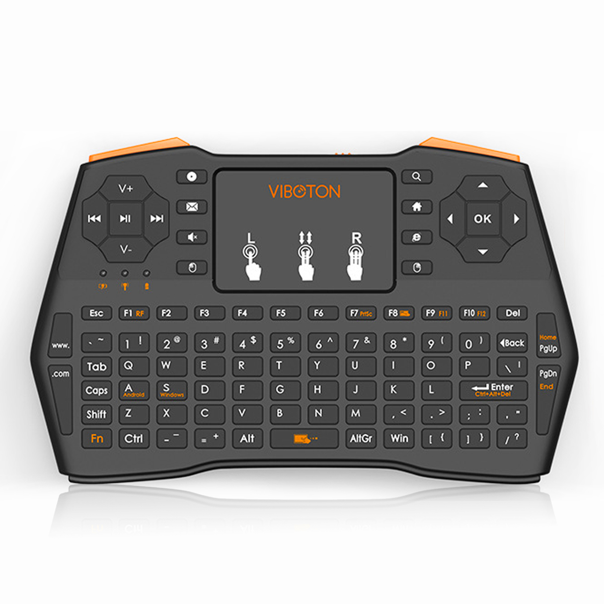 2.4GHz Wireless Keyboard with Touchpad Mouse Remote Control for Android