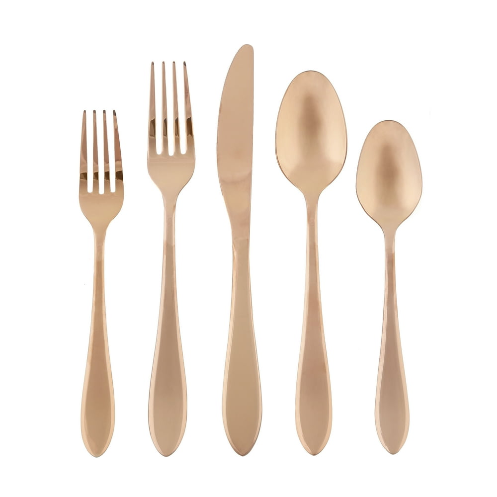 Cambridge Stock Copper Flatware Set, 20 Piece
