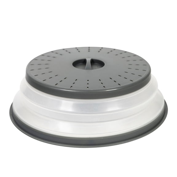 Tovolo Collapsible Microwave Cover 13-Inch Vented BPA-Free, Charcoal
