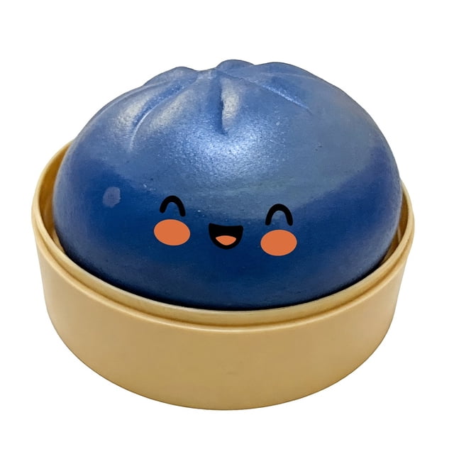 Glitter Dumpling, Glitter Dumpling Squishy with Box, Dumplings Sensory Squeeze Toy for Stress Relief