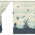 thumbnail image 3 of GZHJMY Monsters Dragons and Demons Silhouettes Sheer Window Curtain Panel Drape 55x78 Inch for Living Room Bedroom Kids Room 2 Piece Home Decor, 3 of 4