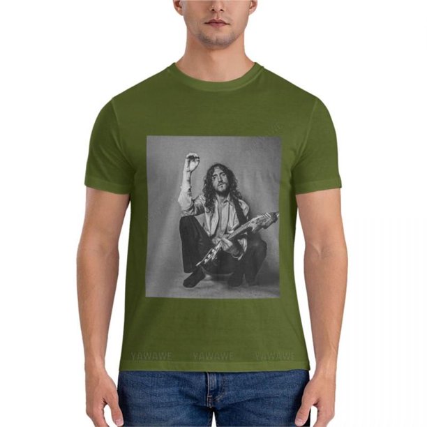 Camiseta de john frusciante para hombre camisa clásica con gráficos Verano