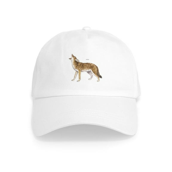 CafePress - Coyote Wild Animal Cap - Adjustable 100% Brushed Unisex Casual Cotton Baseball Cap, Beige, 1