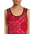 thumbnail image 4 of No Boundaries Juniors' Ruched Tank Top and Shorts Active Set, 2-Piece, 4 of 5