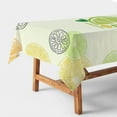 thumbnail image 3 of Lemon Tablecloth, Yellow Lemons Linen Table Cloth for Summer, Waterproof Wrinkle Free Tablecloth for Kitchen Dining Room Picnic Party Banquet, Outdoor Indoor Use Tablecloth, Rectangle 60 x 102 inch, 3 of 5