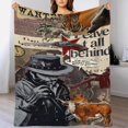 thumbnail image 2 of Redemption Fluffy 3D Printed Blanket - Arthur Morgan Soft Blanket Birthday Gift, 2 of 8