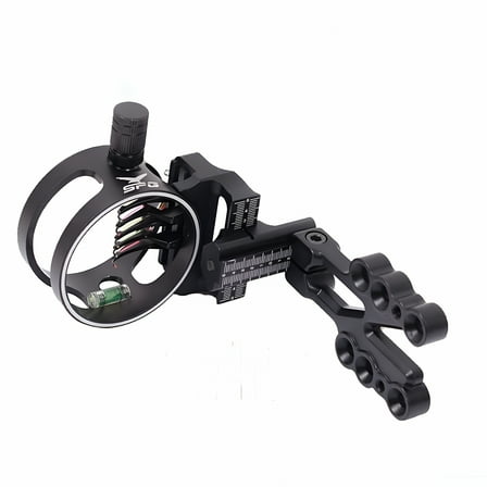 BESTSKY Compound Bow Sight 5 Pin Archery Micro Adjustable Ultra Light Aluminum Alloy