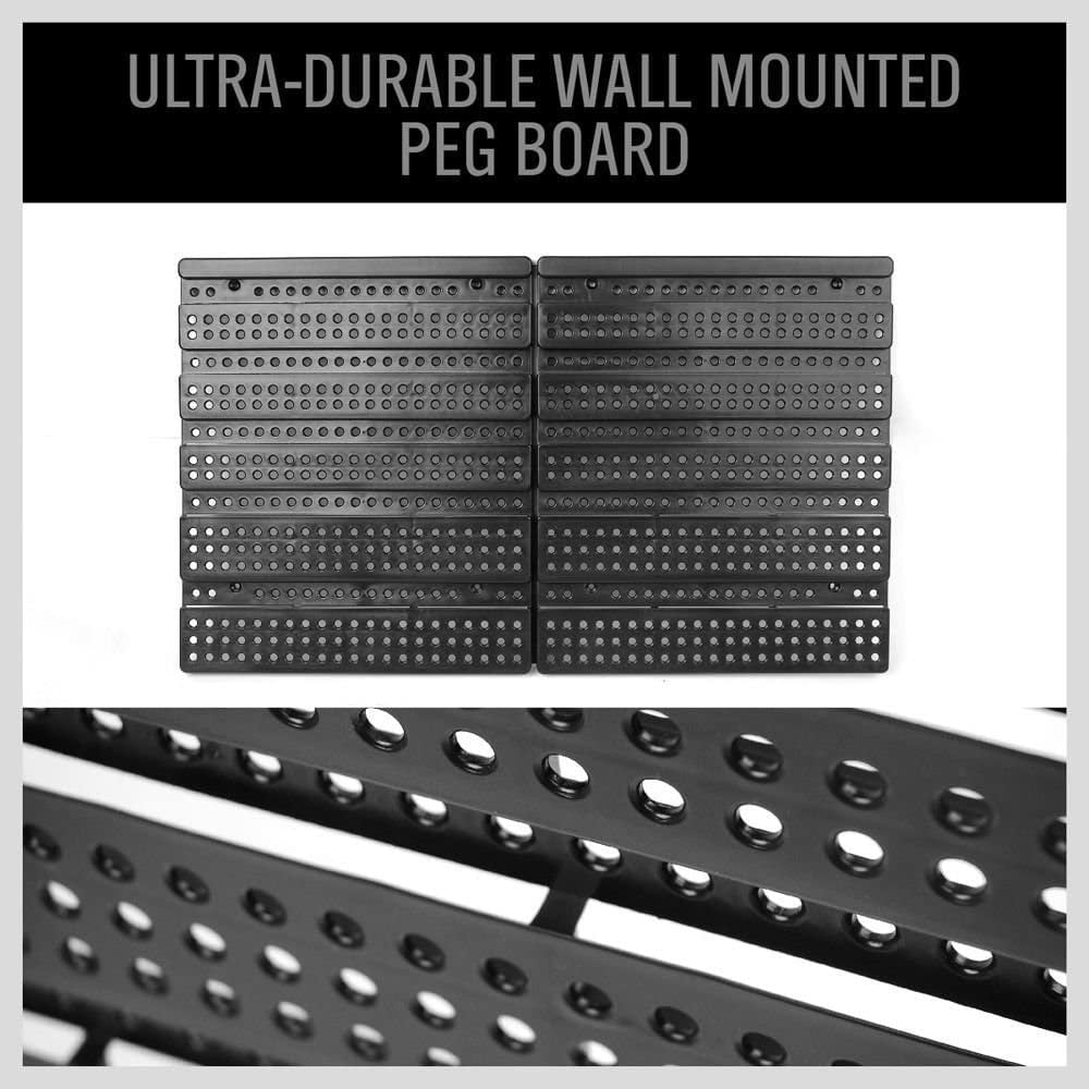 Wall Mounted Storage Bins Organizer 30PC Garage Tool Parts Rack for Men's Gift