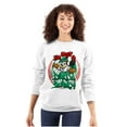 thumbnail image 3 of Airbrush Woodsy Owl Not A Dirty Bird Unisex Plus Size Sweatshirt Brisco Brands 2X, 3 of 5