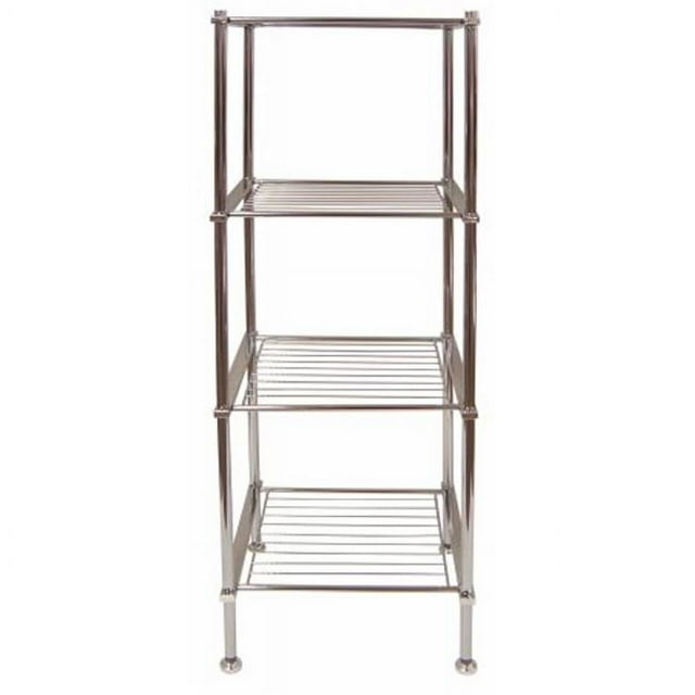 Organize It All 16984W Étagère de Salle de Bain Metro à 4 Niveaux Finition Chrome